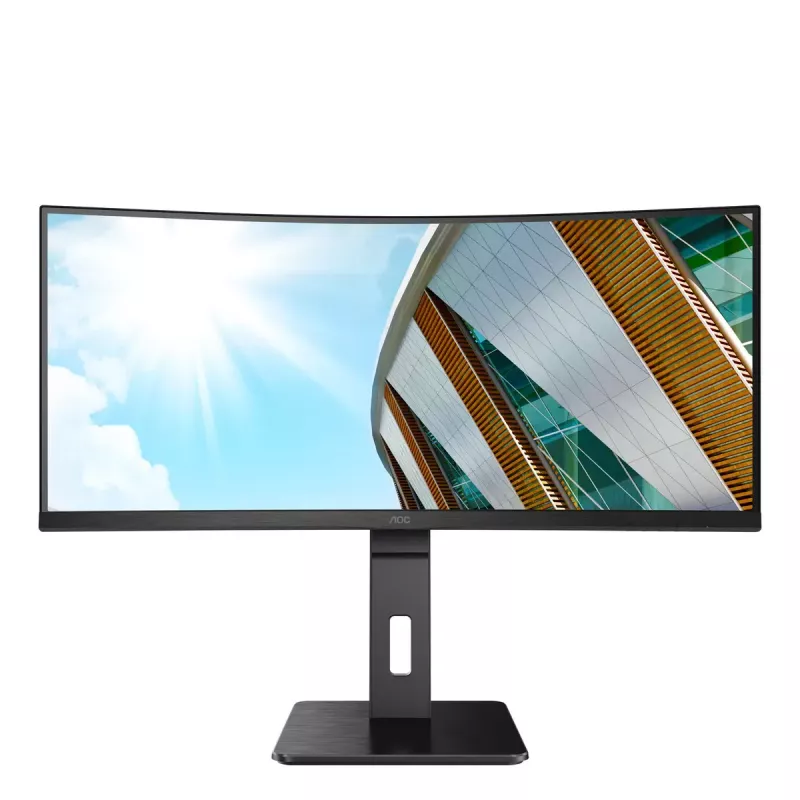Monitor komputerowy AOC P2 CU34P2A 86,4 cm (34 cale) 3440 x 1440 Quad HD LED Czarny