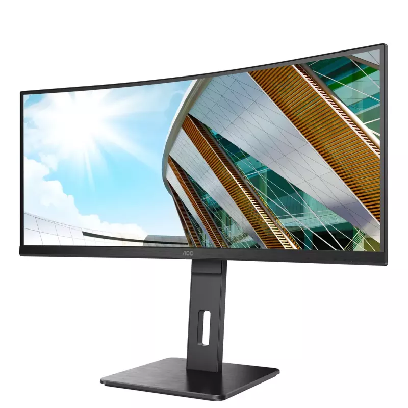 Monitor komputerowy AOC P2 CU34P2A 86,4 cm (34 cale) 3440 x 1440 Quad HD LED Czarny