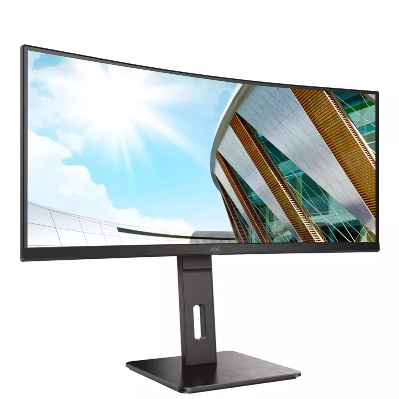 Monitor komputerowy AOC P2 CU34P2A 86,4 cm (34 cale) 3440 x 1440 Quad HD LED Czarny