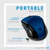 Mysz bezprzewodowa HP 220 (Lumiere Blue), oburęczna, RF, niebieska