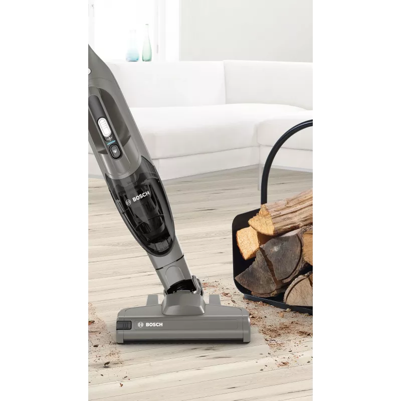 Bosch Serie 2 BBHF214G odkurzacz ręczny/szczotka elektryczna 2-w-1 odkurzacz ręczny Akumulatorowy Suchy Bezworkowy Szary