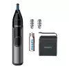 Philips Seria 3000 Trymer do nosa, uszu i brwi NT3650/16 zmywalny, z 2 nasadkami grzebieniowymi