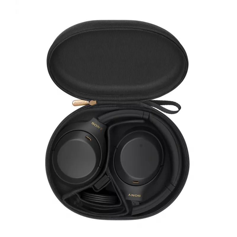 Słuchawki bezprzewodowe Sony WH-1000XM4 nauszne, rozmowy/muzyka, USB Type-C, Bluetooth, czarne