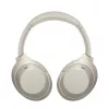 Sony WH-1000XM4 Zestaw słuchawkowy Przewodowy i bezprzewodowy Nagłowny Rozmowy/Muzyka USB Type-C Bluetooth Srebrny