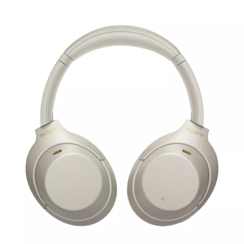 Sony WH-1000XM4 Zestaw słuchawkowy Przewodowy i bezprzewodowy Nagłowny Rozmowy/Muzyka USB Type-C Bluetooth Srebrny
