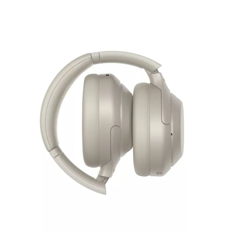 Sony WH-1000XM4 Zestaw słuchawkowy Przewodowy i bezprzewodowy Nagłowny Rozmowy/Muzyka USB Type-C Bluetooth Srebrny