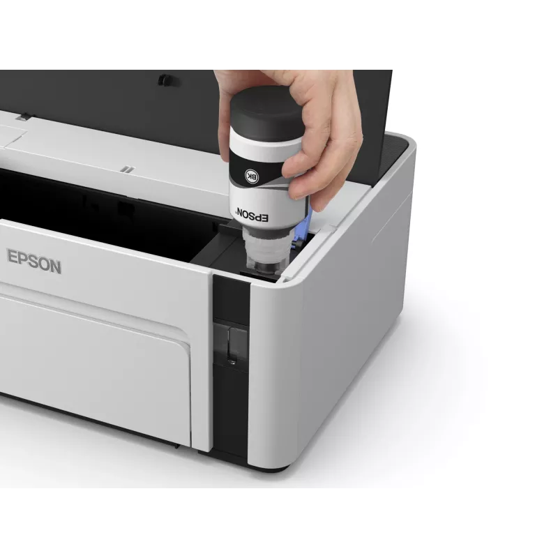 Drukarka atramentowa Epson EcoTank ET-M1120 — monochromatyczna, A4, 1440x720 DPI, Wi‑Fi, zbiornik atramentu z możliwością uzupełniania
