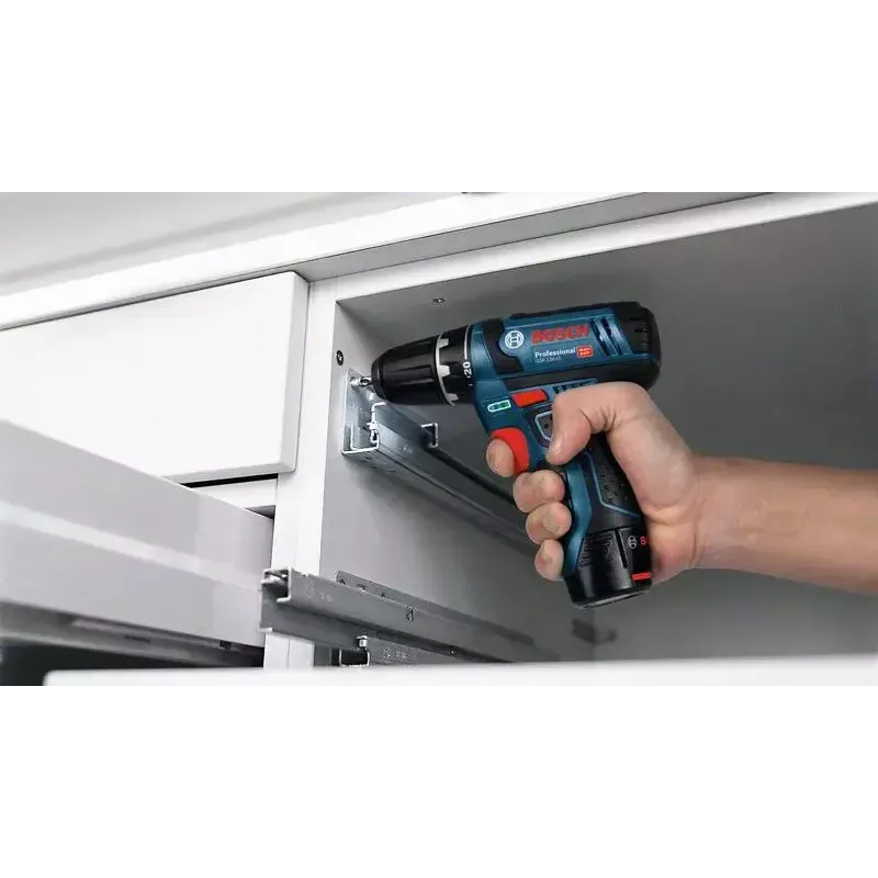 Bosch Akku-Bohrschrauber 12 V Li-Ion 1300 RPM Czarny, Niebieski, Czerwony