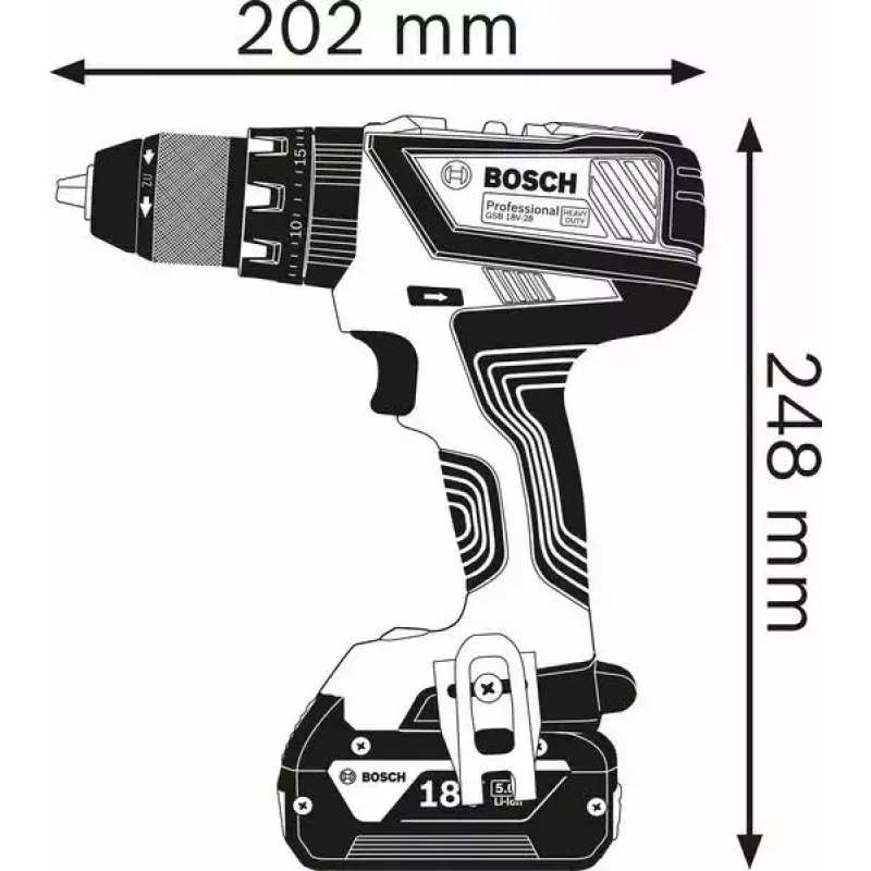 Bosch Akku-Bohrschrauber 12 V Li-Ion 1300 RPM Czarny, Niebieski, Czerwony