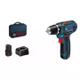 Bosch Akku-Bohrschrauber 12 V Li-Ion 1300 RPM Czarny, Niebieski, Czerwony