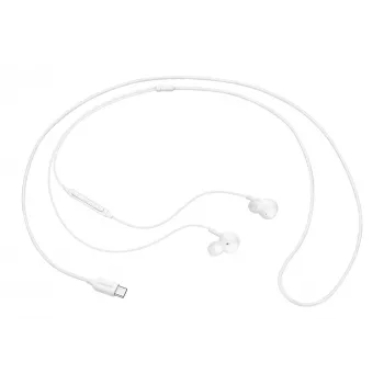 Przewodowe słuchawki douszne Samsung EO-IC100, binauralne, złącze USB Type-C, impedancja 32 Ω, 20–20000 Hz, białe