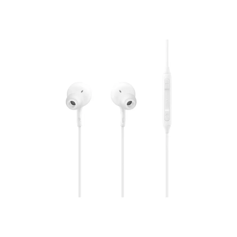 Przewodowe słuchawki douszne Samsung EO-IC100, binauralne, złącze USB Type-C, impedancja 32 Ω, 20–20000 Hz, białe