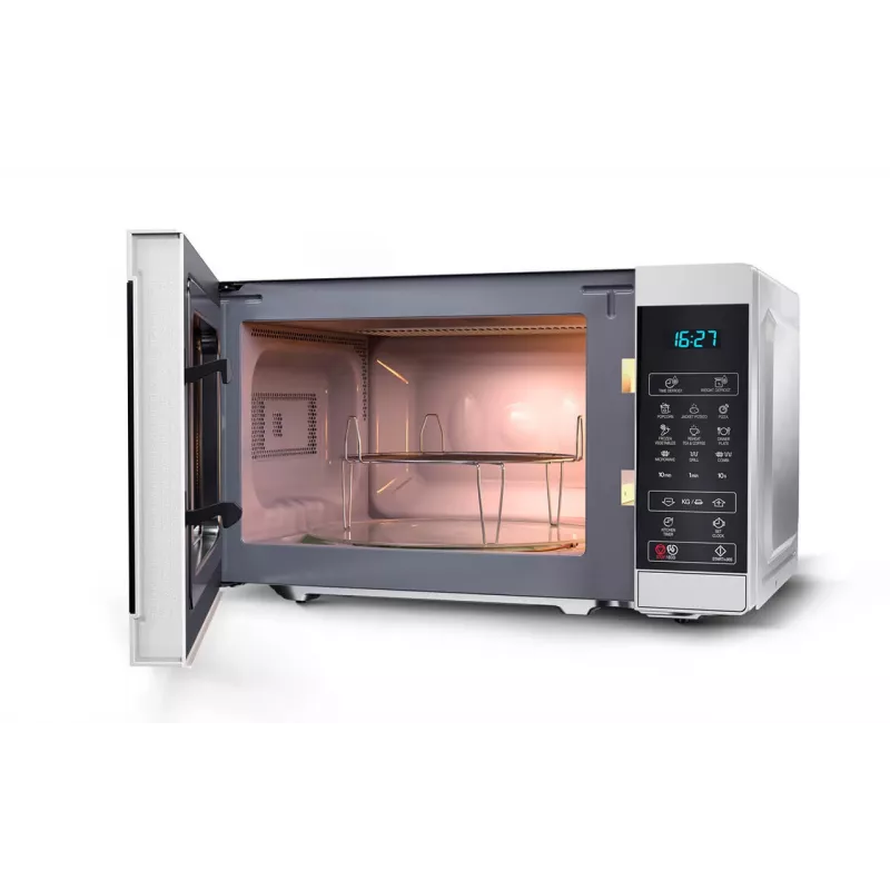 Sharp YC-MG02E-S kuchenka mikrofalowa Czarny, Stal Kuchenka mikrofalowa kombinowana Wolnostojąca 20 L 800 W