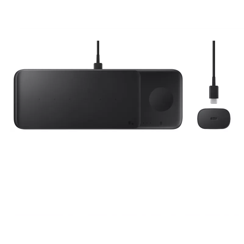 Samsung EP-P6300 Słuchawki, smartfon, smartwatch Czarny USB ładowanie bezprzewodowe szybkie ładowanie wewnętrzny
