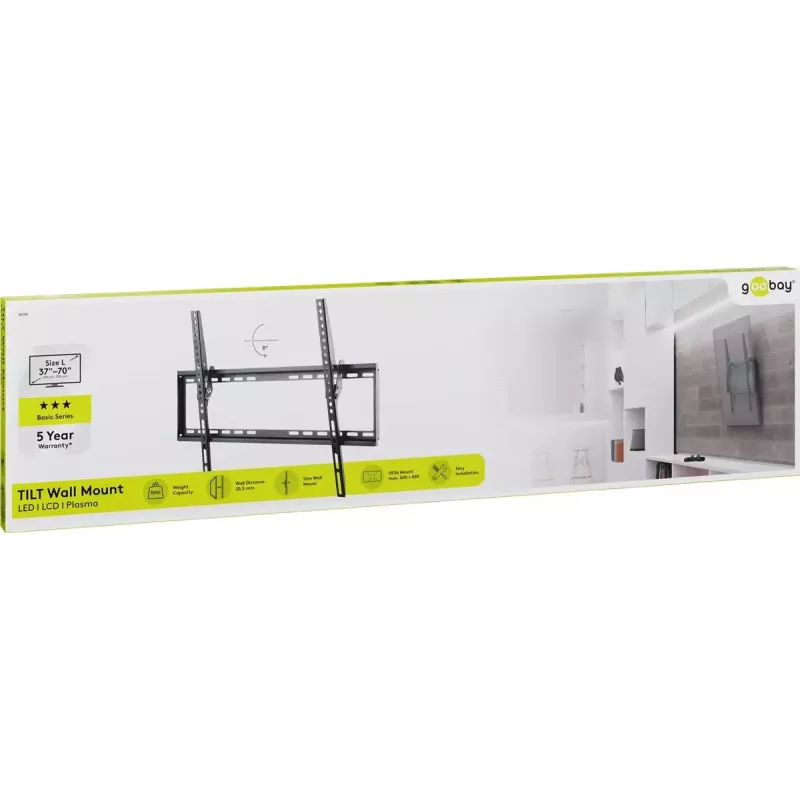 Uchwyt TV Wentronic 49741 177.8 cm (70 cali) Czarny