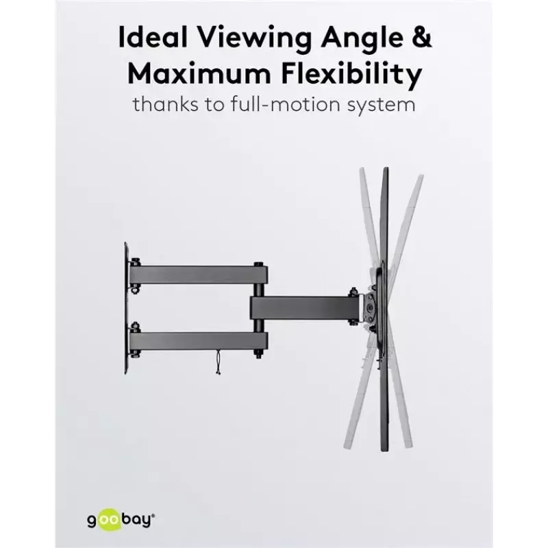 Uchwyt ścienny do telewizora Goobay Basic FULLMOTION M 35 kg 32-55 cali