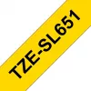 Taśma do etykietowania Brother TZE-SL651, czarny nadruk na złotym tle