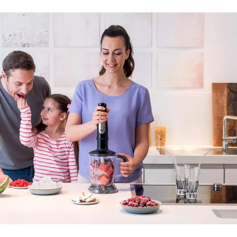 Braun MultiQuick 7 MQ 7045X 1,25 L Blender ręczny 1000 W Czarny, Stal nierdzewna