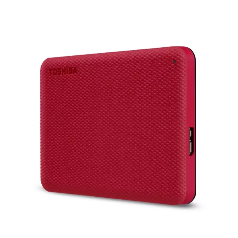 Zewnętrzny dysk twardy TOSHIBA Canvio Advanced 2.5in 4TB USB 3.2 Gen 1 Czerwony