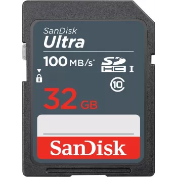 WESTERN DIGITAL SanDisk Ultra 32GB SDHC Mem Card 100MB/s (SDSDUNR-032G-GN3IN)