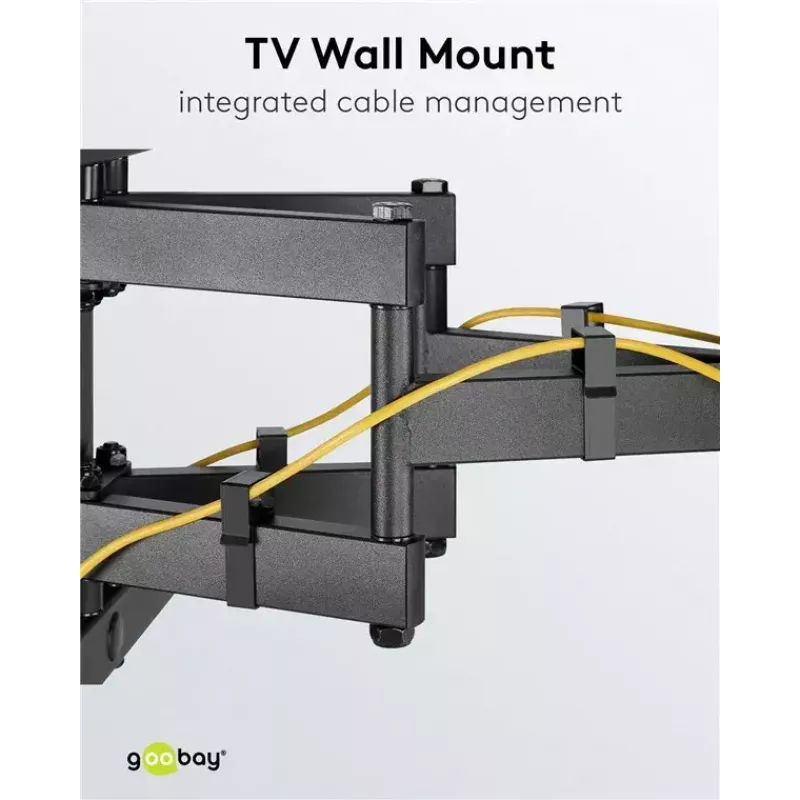 Uchwyt ścienny Goobay Pro FULLMOTION (L) 60 kg 37–70 cali