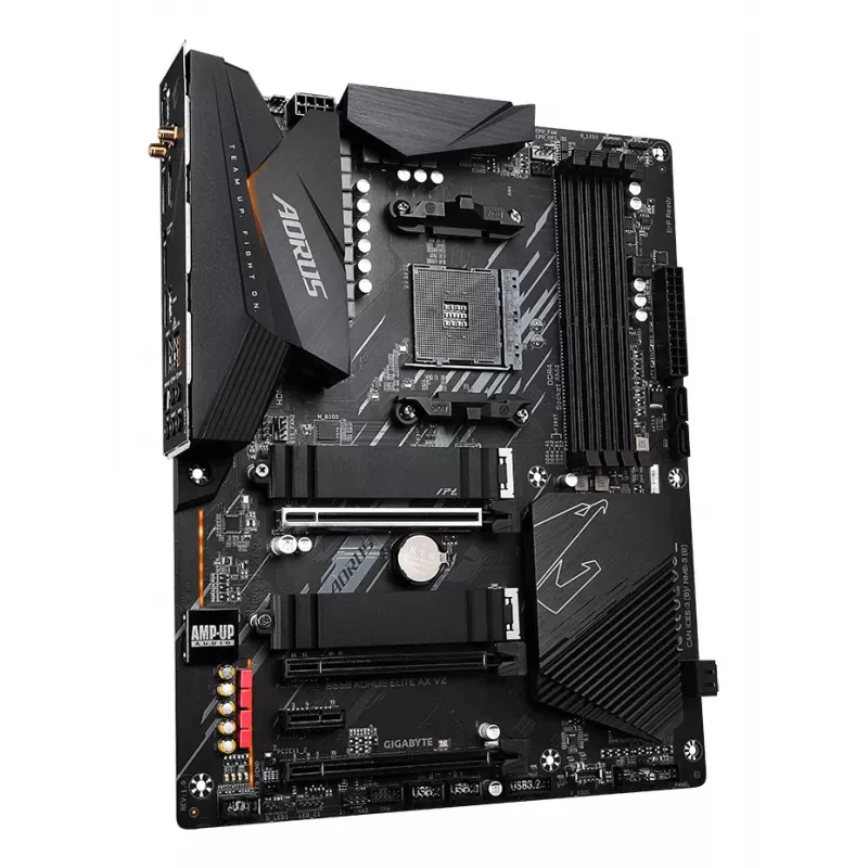 Płyta główna GIGABYTE B550 AORUS ELITE AX V2 ATX, AMD B550, Socket AM4, DDR4, 4 DIMM, Wi‑Fi 6E, 2.5Gb LAN