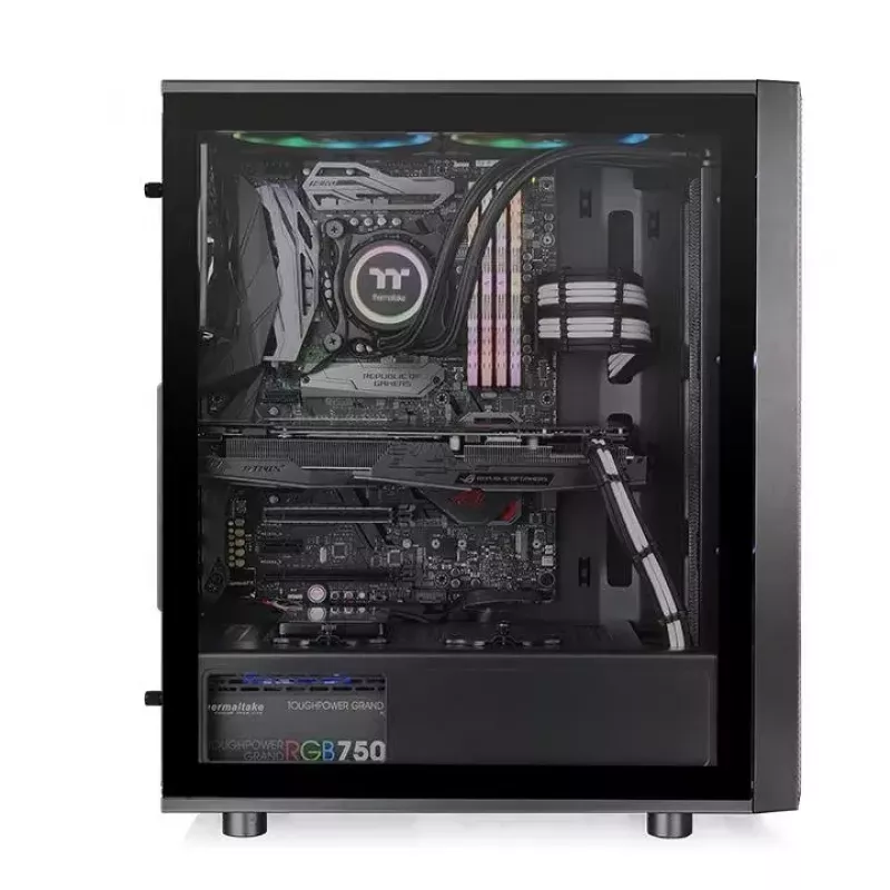 Obudowa PC Thermaltake Versa J25 TG RGB Midi Tower Czarny