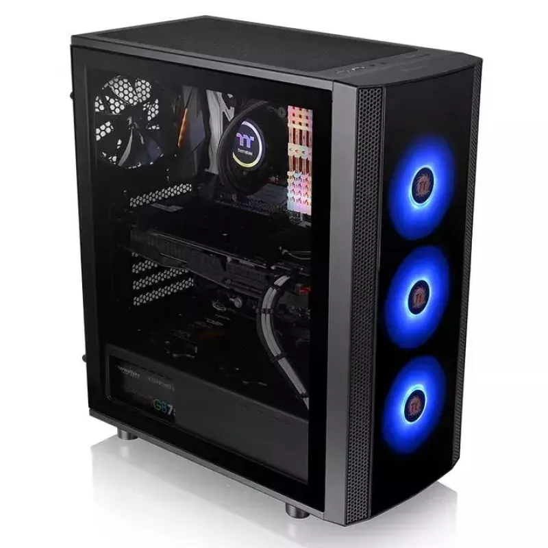 Obudowa PC Thermaltake Versa J25 TG RGB Midi Tower Czarny