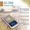 Precision scale Adler AD 3168, 100 g capacity, 0.01 g accuracy, srebrny, portable