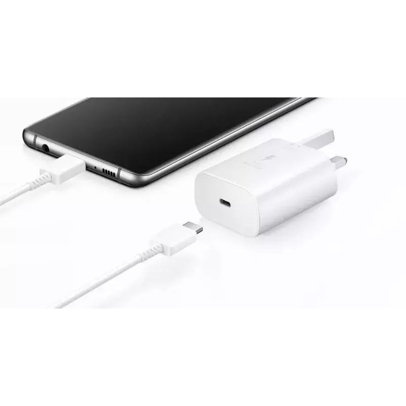 Samsung EP-TA800NWEGEU uniwersalna ładowarka do urządzeń mobilnych Biała AC Szybkie ładowanie Wewnętrzna