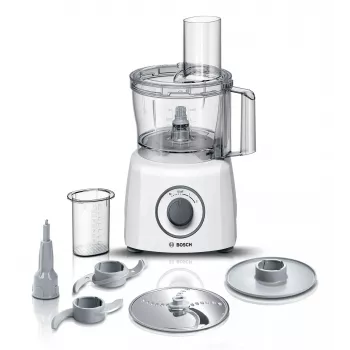 Robot kuchenny Bosch MCM3100W — 800 W, misa 2,3 l, 2 prędkości, turbo, biały