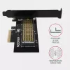 AXAGON ECO PCEM2-N PCIE NVME M.2 Adapter Wewnętrzny Adapter PCI-Express x4 do podłączenia dysku SSD NVMe M.2 do komputera