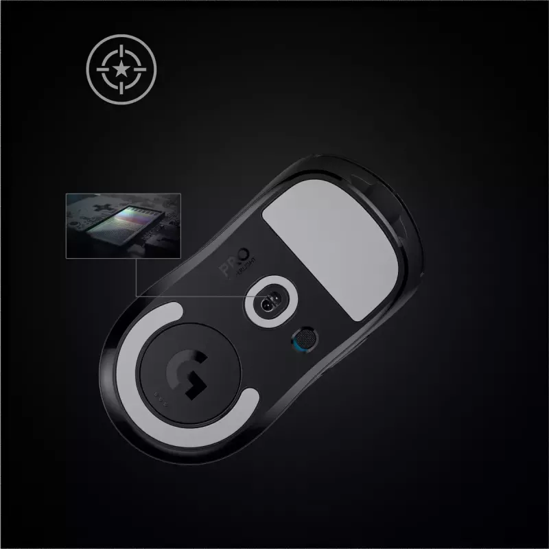 Mysz gamingowa LOGITECH Pro X Superlight Wireless - Czarna