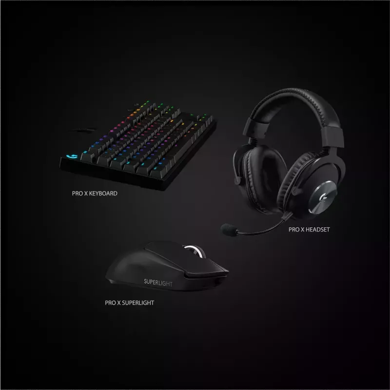 Mysz gamingowa LOGITECH Pro X Superlight Wireless - Czarna