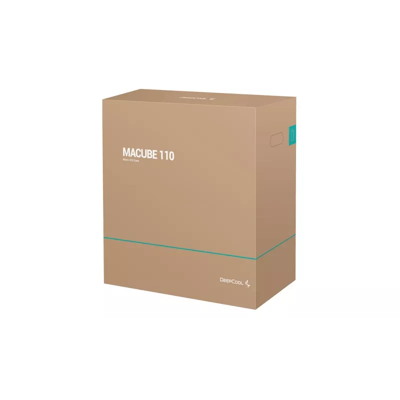 Obudowa PC DeepCool MACUBE 110 Midi Tower Czarny — microATX/Mini-ITX, hartowane szkło, obsługuje GPU 320 mm, cooler CPU 165 mm