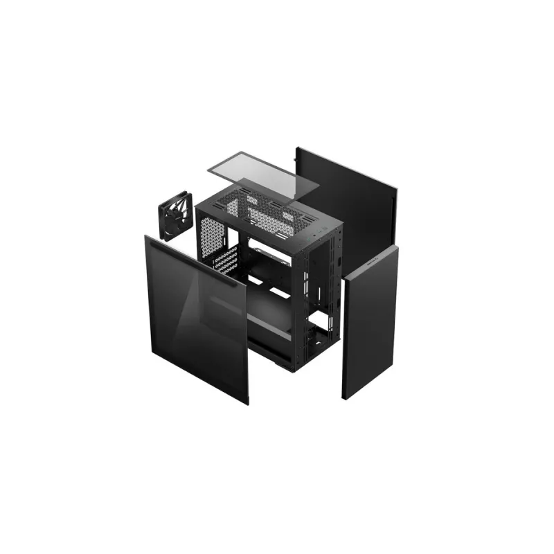 Obudowa PC DeepCool MACUBE 110 Midi Tower Czarny — microATX/Mini-ITX, hartowane szkło, obsługuje GPU 320 mm, cooler CPU 165 mm