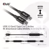 CLUB3D USB 3.2 Gen2 Type C to C Active Bi-directional kabel 8K60Hz M/M 5m/16.4ft