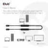 CLUB3D USB 3.2 Gen2 Type C to C Active Bi-directional kabel 8K60Hz M/M 5m/16.4ft