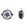 ARCTIC Alpine 23 - Compact AMD CPU-Cooler Processor Air cooler 9 cm Aluminium, Czarny 1 szt.