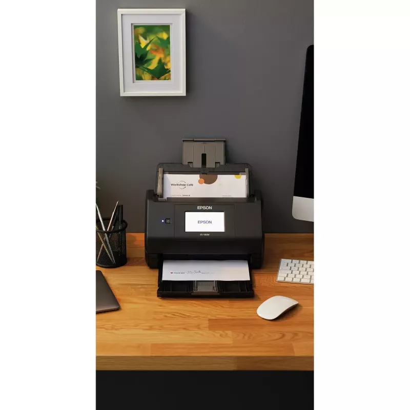Epson WorkForce ES-580W Skaner arkuszowy 600 x 600 DPI A4 Czarny