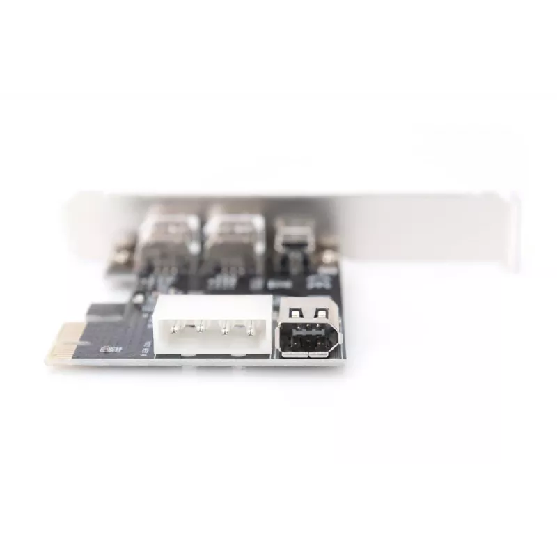 DIGITUS IEEE 1394a karta interfejsu, Pci-e, 3 porty, 1x ext. 1394mini, 2x ext. 1394a porty