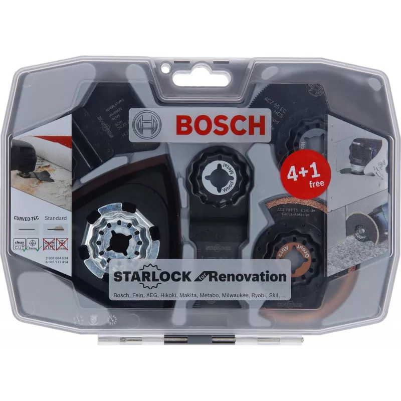 Bosch 2 608 664 624 zestaw osprzętu do narzędzia wielofunkcyjnego Zestaw ostrzy