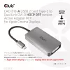 CLUB3D USB3.2 Gen1 Type-C do Dual Link DVI-D HDCP OFF wersja aktywnego adaptera M/F do Apple Cinema Displays