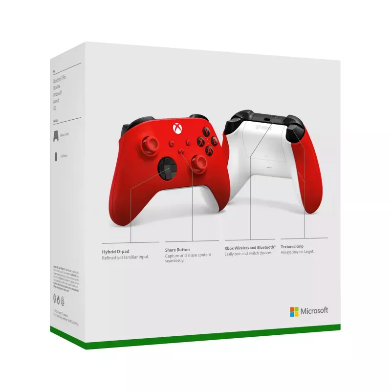 Gamepad Microsoft Xbox Wireless Controller czerwony
