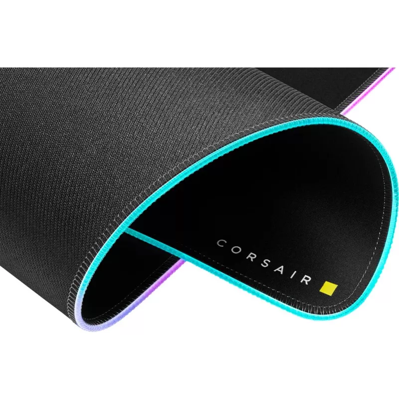 Podkładka pod mysz gamingowa CORSAIR MM700 RGB — 930×400 mm, grubość 4 mm, gumowa podstawa, podświetlenie LED zasilane przez USB, czarna