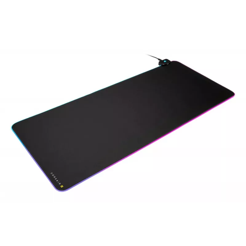 Podkładka pod mysz gamingowa CORSAIR MM700 RGB — 930×400 mm, grubość 4 mm, gumowa podstawa, podświetlenie LED zasilane przez USB, czarna