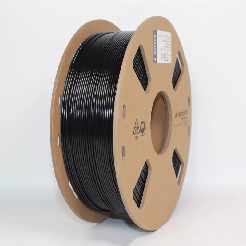 Materiał do druku 3D Gembird 3DP-PETG1.75-01-BK