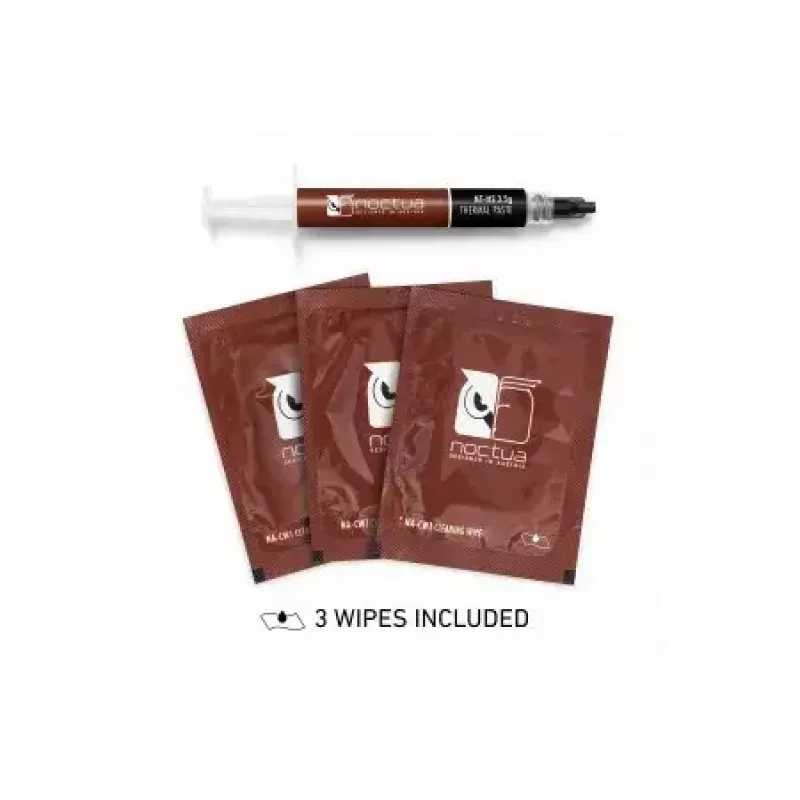 Pasta termoprzewodząca Noctua NT-H2 3,5 g — szara, temperatura pracy -50–200 °C, gęstość 2,81 g/cm³, pojemność 1,2 ml