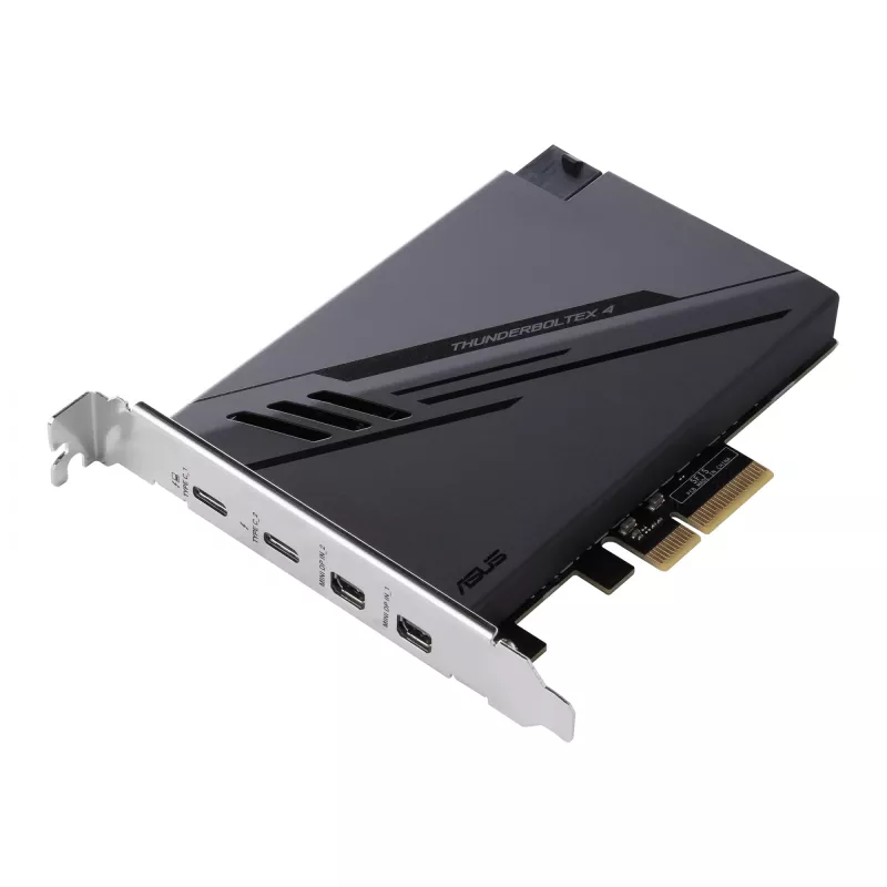 ASUS ThunderboltEX 4 karty interfejsu/adapter Wewnętrzny Mini DisplayPort, PCIe, Thunderbolt, USB 2.0, USB 3.2 Gen 2 (3.1 Gen 2)