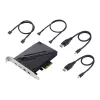 ASUS ThunderboltEX 4 karty interfejsu/adapter Wewnętrzny Mini DisplayPort, PCIe, Thunderbolt, USB 2.0, USB 3.2 Gen 2 (3.1 Gen 2)